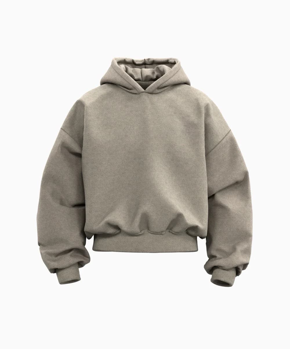 Cropped Puff Hoodie